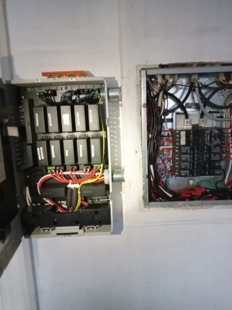 Electrical panel upgrade completed for Indoor Lighting Installation in Lake Shore